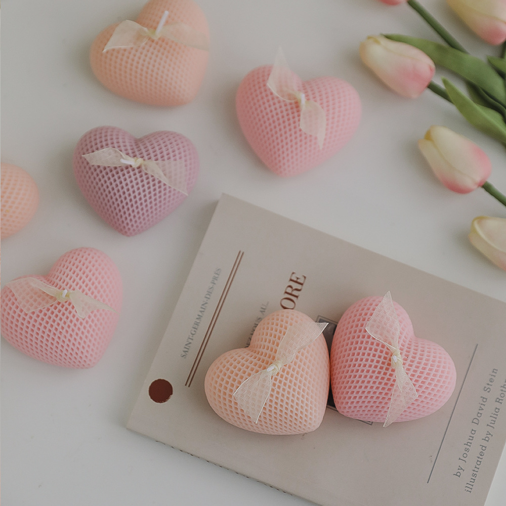 Home Fragrance Candles - Świeca zapachowa w kształcie serca na