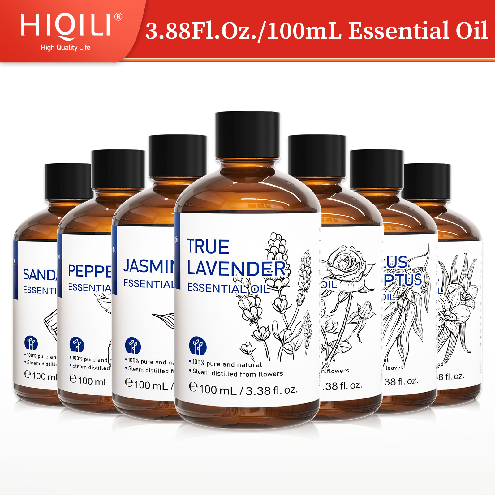 Home Fragrance Mist - HIQILI 100% Naturalny, 100ml Olejek Eteryczny