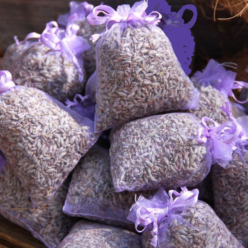Home Fragrance Sachet - 10 szt. Naturalnych saszetek z lawendą,