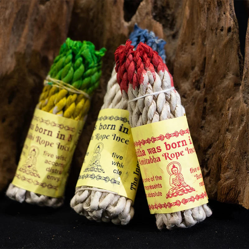 Smokeless Incense Stick - Nepal ręcznie robiona ziołowa lina 25
