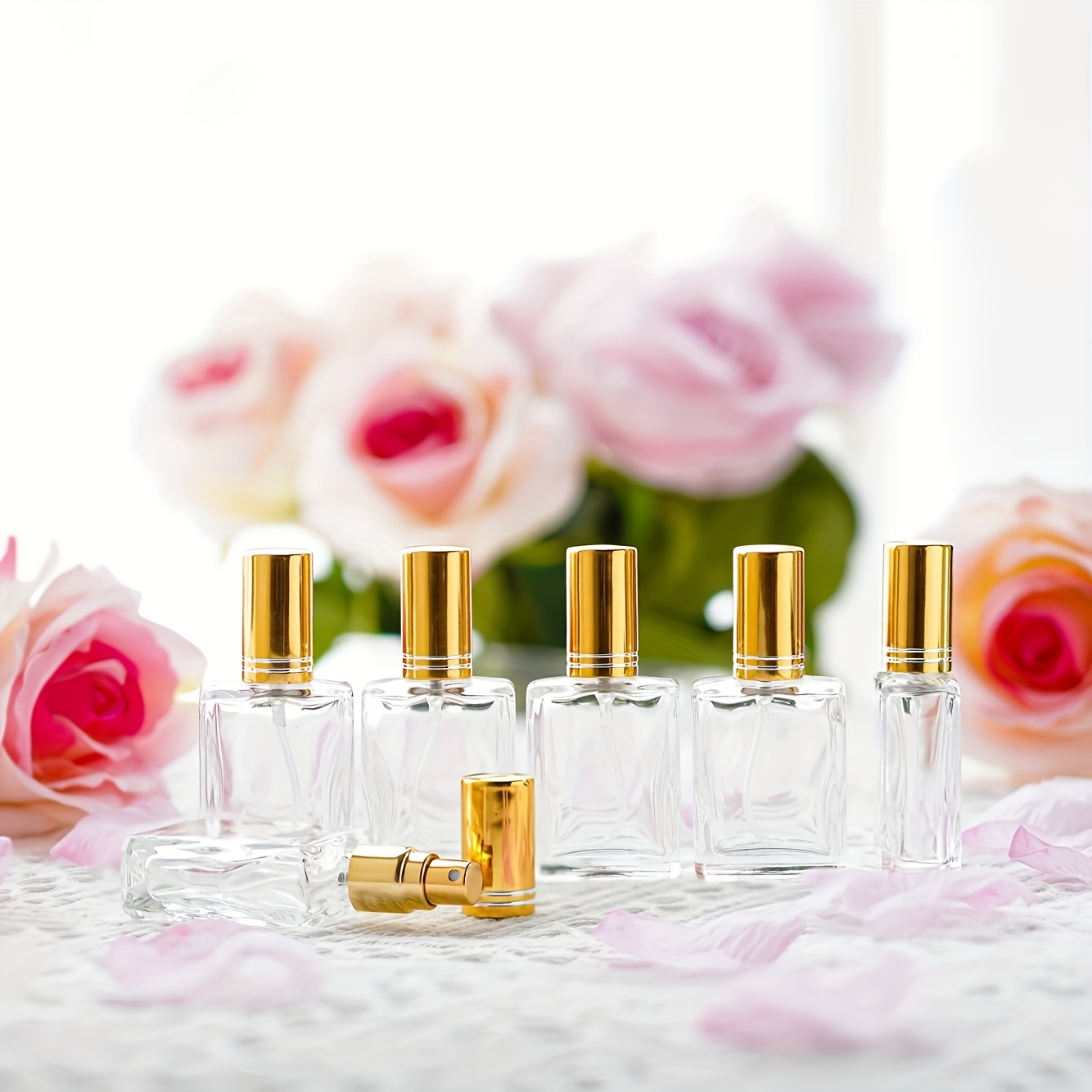 12 sztuk + 6 akcesoriów 15 ml  – Room Spray Bottle recenzja i cena