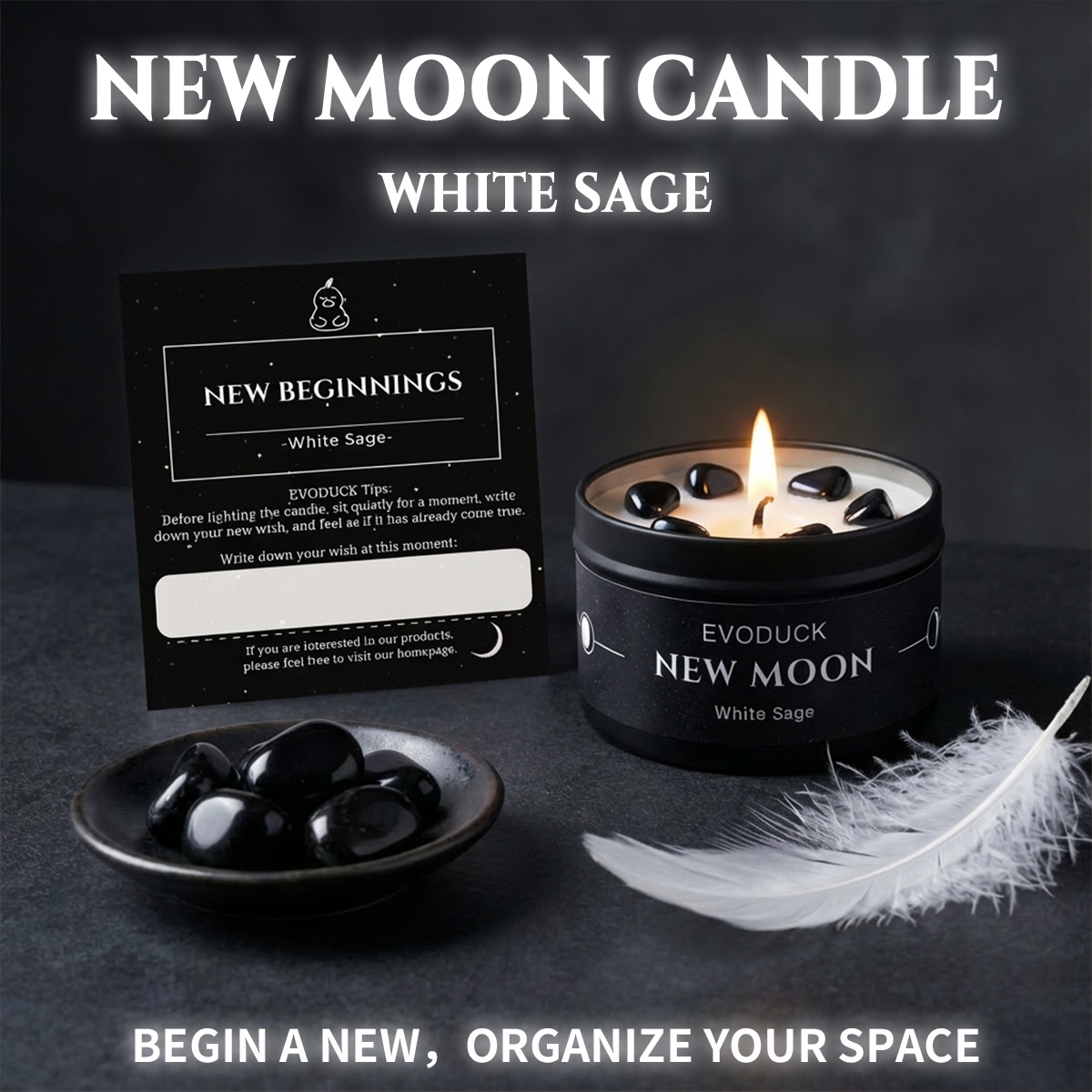 Zestaw 4 świec zapachowych z k – Home Fragrance White Jasmine recenzja i cena